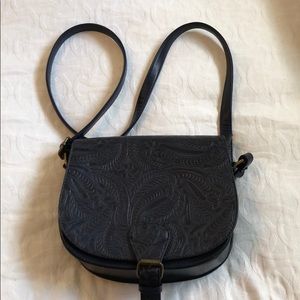 Free people navy crossbody bag
